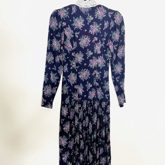 Vintage 70’s/80’s Gunne Sax Floral Midi Prarie Dress - Picture 5 of 9